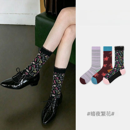 【乾爽導汗/運動加壓】不再濕黏！收緊腿部贅肉，穿出女團腿~夏季輕薄涼感壓力襪跑步騎行長筒襪小腿襪