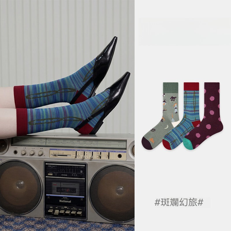 【乾爽導汗/運動加壓】不再濕黏！收緊腿部贅肉，穿出女團腿~夏季輕薄涼感壓力襪跑步騎行長筒襪小腿襪