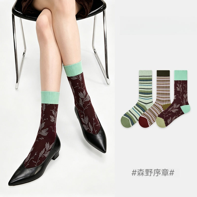【乾爽導汗/運動加壓】不再濕黏！收緊腿部贅肉，穿出女團腿~夏季輕薄涼感壓力襪跑步騎行長筒襪小腿襪