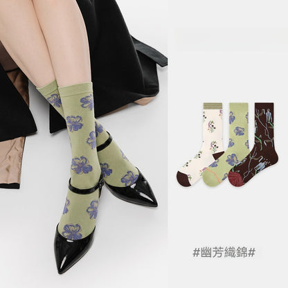 【乾爽導汗/運動加壓】不再濕黏！收緊腿部贅肉，穿出女團腿~夏季輕薄涼感壓力襪跑步騎行長筒襪小腿襪