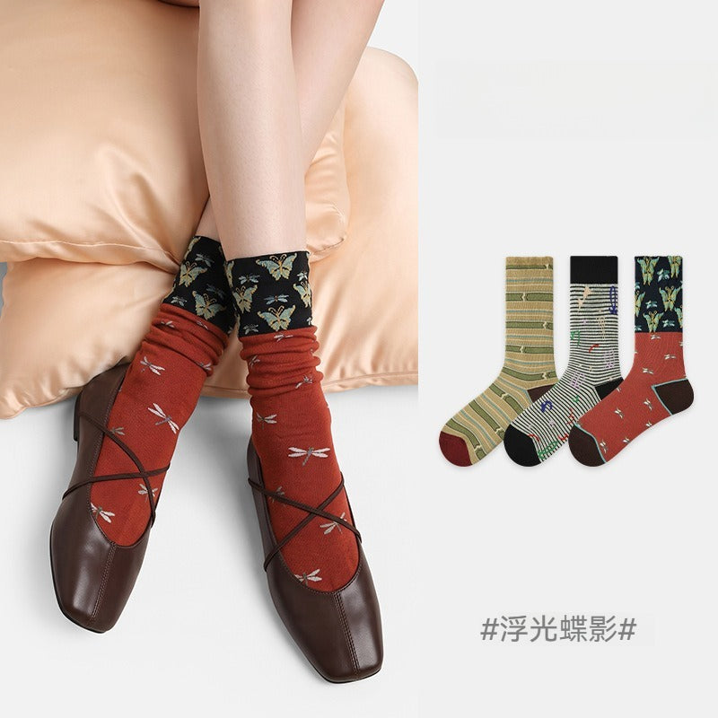 【乾爽導汗/運動加壓】不再濕黏！收緊腿部贅肉，穿出女團腿~夏季輕薄涼感壓力襪跑步騎行長筒襪小腿襪