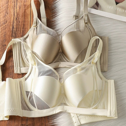 [The upper body is really slim and stylish! ! 】BE cup optional ~ Autumn and winter new honeycomb cup large size underwear, breathable and not sweaty, adjustable double shoulder straps, beautiful and comfortable! 