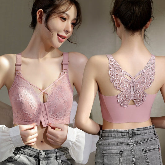 [The upper body is really slim and stylish! ! 】BE cup optional ~ Autumn and winter new honeycomb cup large size underwear, breathable and not sweaty, adjustable double shoulder straps, beautiful and comfortable! 