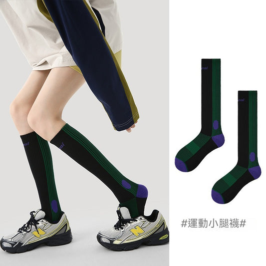 【新升級壓力防滑系列】吸汗減震不傷脚~新款分段式梯度微壓彈力毛圈襪底小腿襪壓力襪