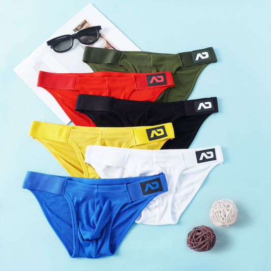 【高質感冰絲系列】2026春夏新款寬腰帶性感U凸大囊袋男士三角內褲