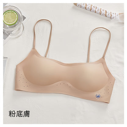【升級2.0版低領内衣！】適配各種衣服！自帶換新提示標~W型果凍軟支撐超薄透氣孔細肩帶粉底液内衣