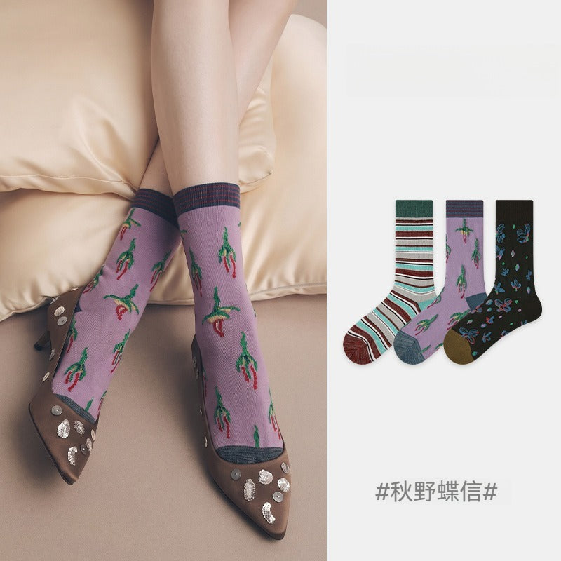 【乾爽導汗/運動加壓】不再濕黏！收緊腿部贅肉，穿出女團腿~夏季輕薄涼感壓力襪跑步騎行長筒襪小腿襪