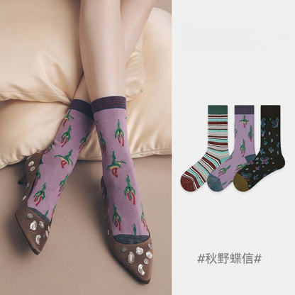 【乾爽導汗/運動加壓】不再濕黏！收緊腿部贅肉，穿出女團腿~夏季輕薄涼感壓力襪跑步騎行長筒襪小腿襪