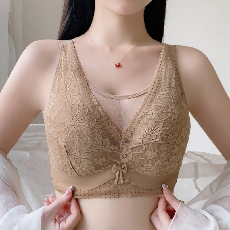 [The upper body is really slim and stylish! ! 】BE cup optional ~ Autumn and winter new honeycomb cup large size underwear, breathable and not sweaty, adjustable double shoulder straps, beautiful and comfortable! 