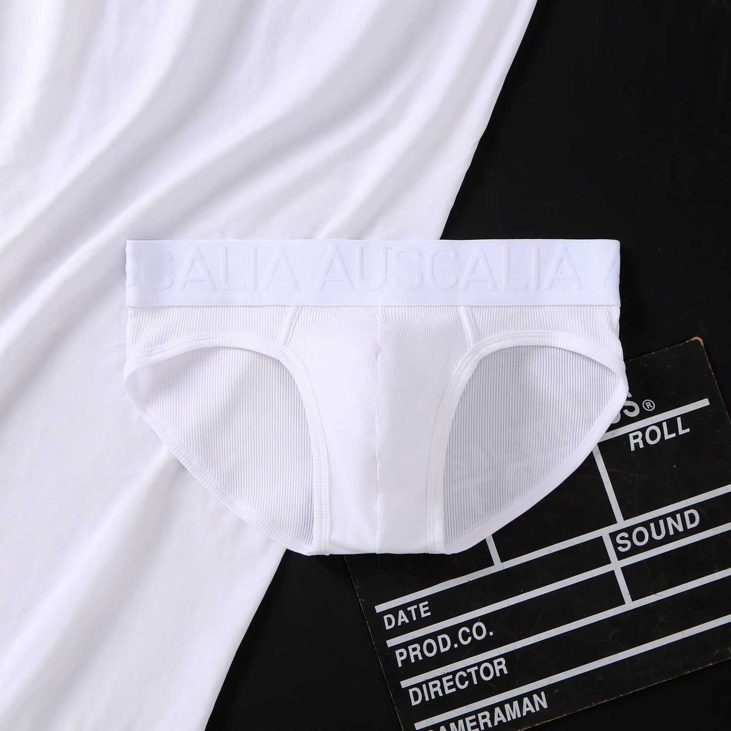 【質感純棉系列】2026春夏新款浮雕印花U凸囊袋男士三角内褲