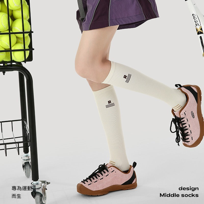 超值組合價【新色上市！微壓運動款】專為運動而生~新款壓力顯瘦細密網眼透氣長筒襪