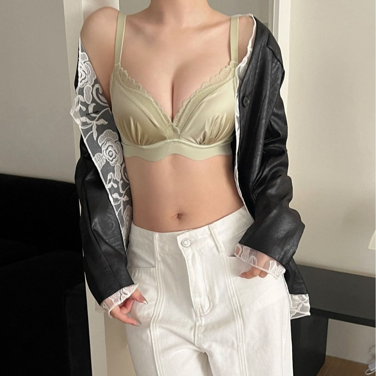 [The upper body is really slim and stylish! ! 】BE cup optional ~ Autumn and winter new honeycomb cup large size underwear, breathable and not sweaty, adjustable double shoulder straps, beautiful and comfortable! 