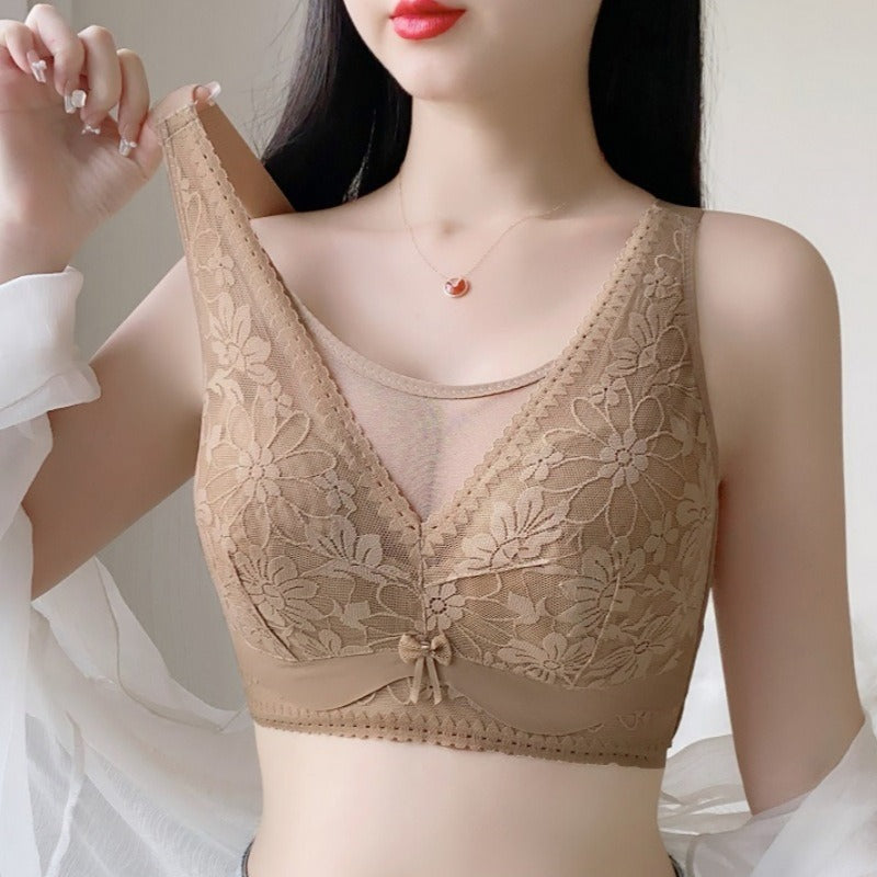 [The upper body is really slim and stylish! ! 】BE cup optional ~ Autumn and winter new honeycomb cup large size underwear, breathable and not sweaty, adjustable double shoulder straps, beautiful and comfortable! 