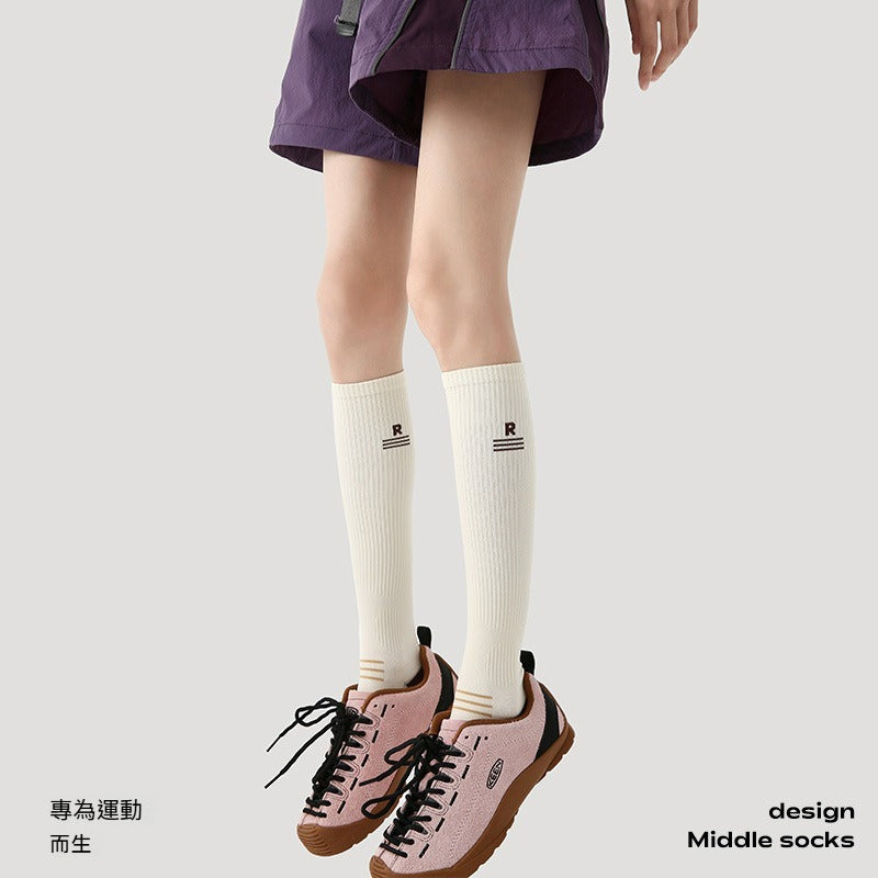 超值組合價【新色上市！微壓運動款】專為運動而生~新款壓力顯瘦細密網眼透氣長筒襪