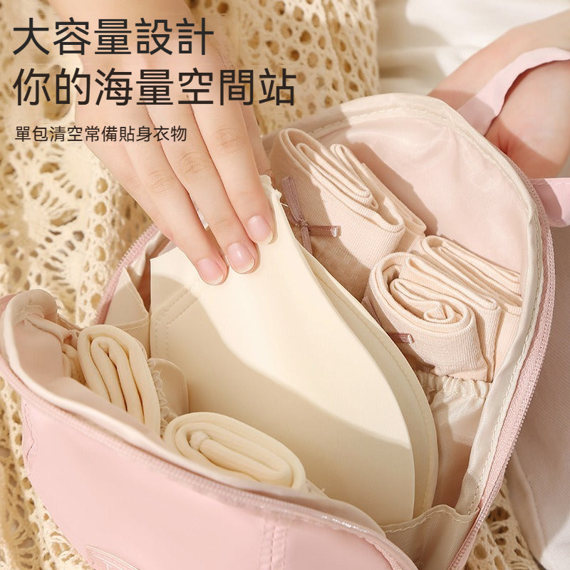 【旅行必備神器！超能裝~】大容量高顔值分類式貝殼包内衣内褲收納袋收納包