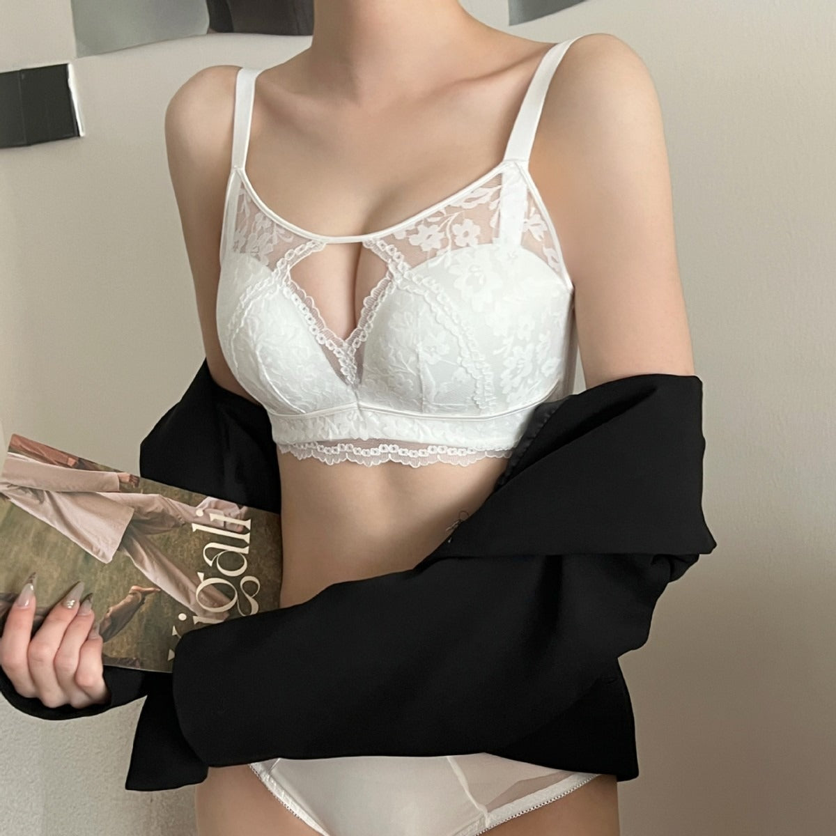 [The upper body is really slim and stylish! ! 】BE cup optional ~ Autumn and winter new honeycomb cup large size underwear, breathable and not sweaty, adjustable double shoulder straps, beautiful and comfortable! 