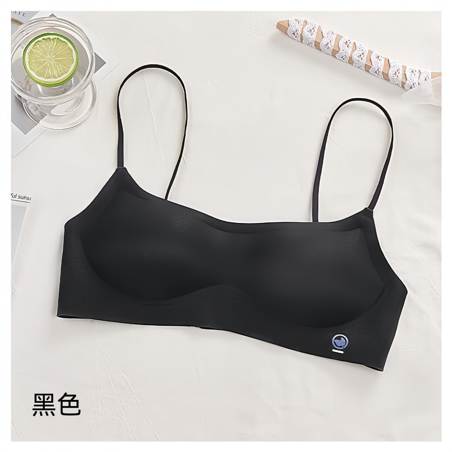 【升級2.0版低領内衣！】適配各種衣服！自帶換新提示標~W型果凍軟支撐超薄透氣孔細肩帶粉底液内衣