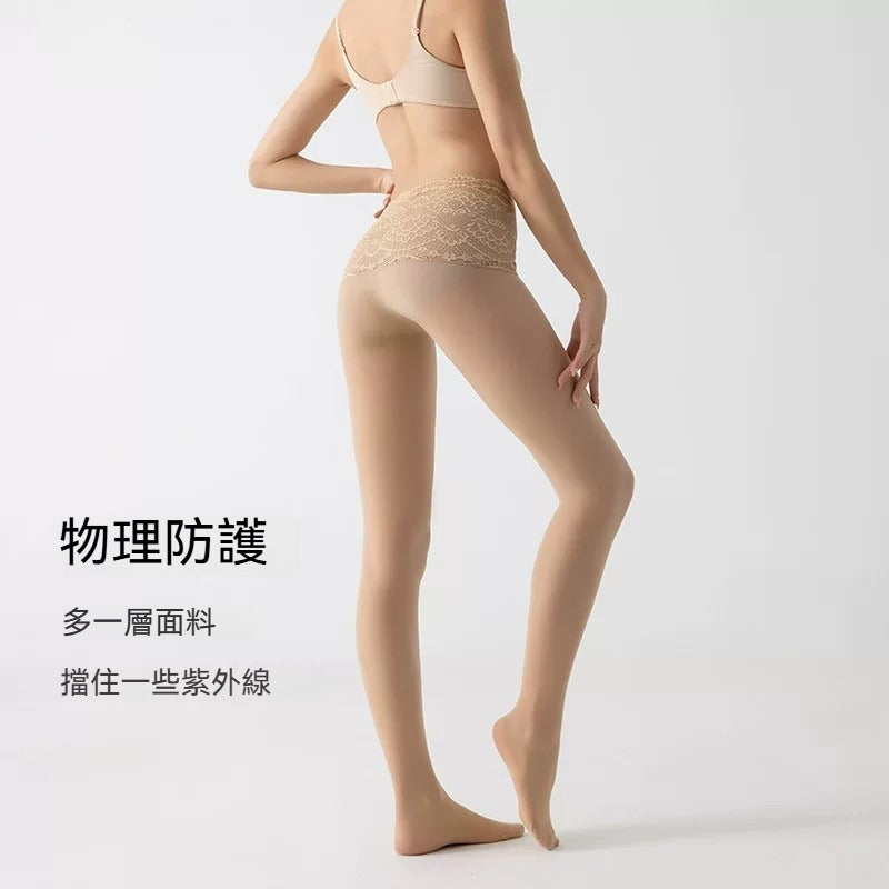 【性感花邊蕾絲】輕薄貼合無褶皺~元寶襠防勾耐穿不掉黨女士高級絲襪