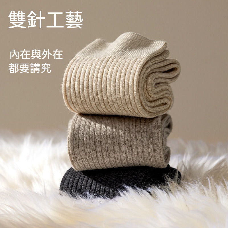 【兩種長度可選~】保暖不臃腫~39.7%羊毛過膝高彈透氣不勒脚長筒襪