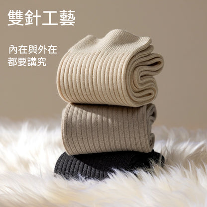 【兩種長度可選~】保暖不臃腫~39.7%羊毛過膝高彈透氣不勒脚長筒襪