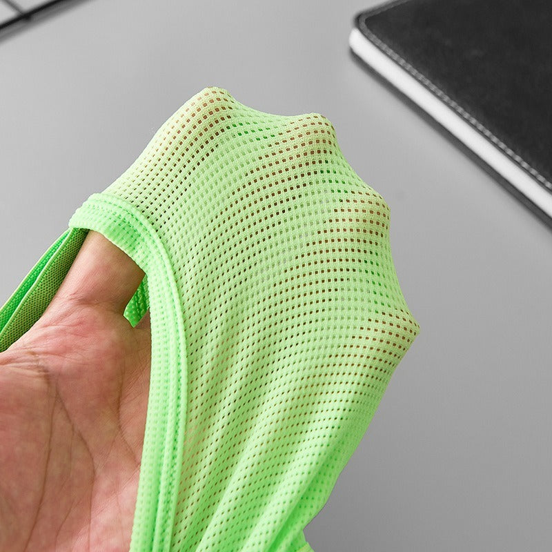 【春夏新款雙丁系列】網紗U凸性感提臀男士三角丁字内褲