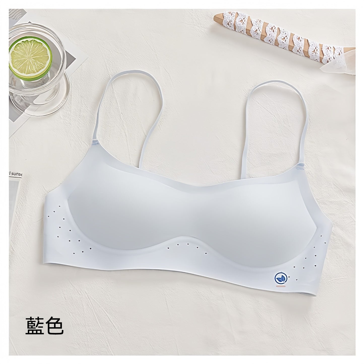 【升級2.0版低領内衣！】適配各種衣服！自帶換新提示標~W型果凍軟支撐超薄透氣孔細肩帶粉底液内衣