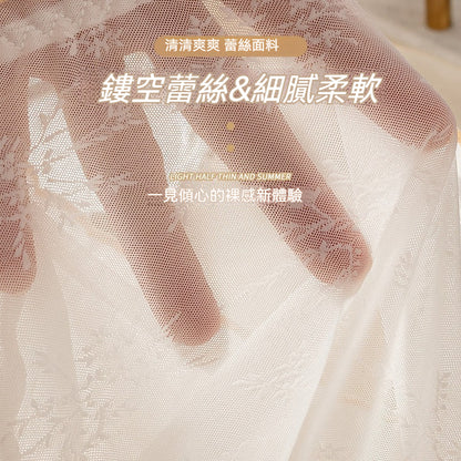 【唯美靈動 輕奢宮廷風~】藏在細節裡的精緻紋理！新款盤扣設計7A純棉抗菌襠中腰內褲