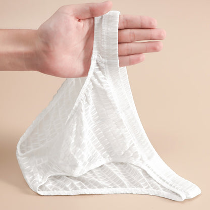 【26年新款上市！】若隱若現的性感~新款性感U囊袋超薄網紗男士三角包臀內褲