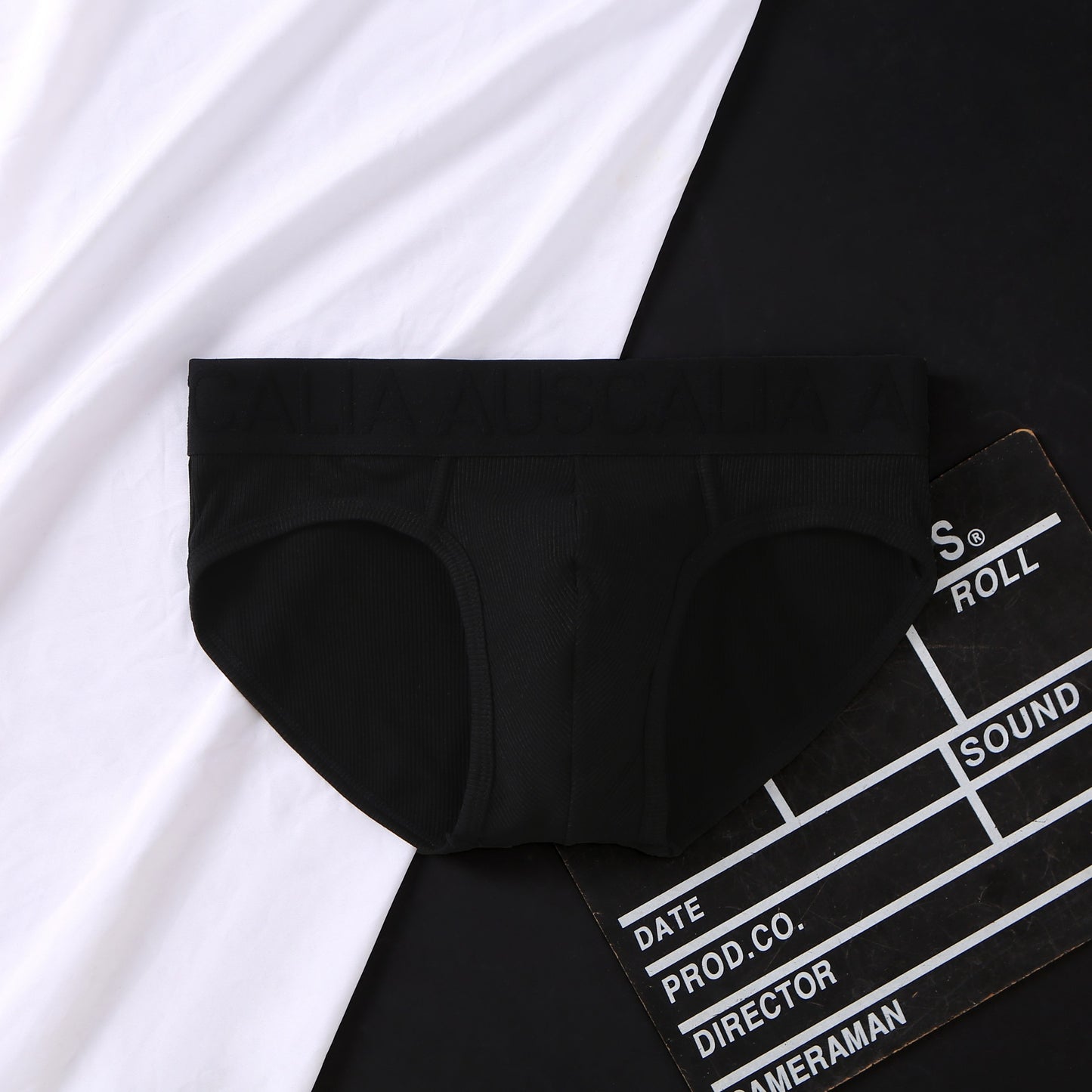 【質感純棉系列】2026春夏新款浮雕印花U凸囊袋男士三角内褲