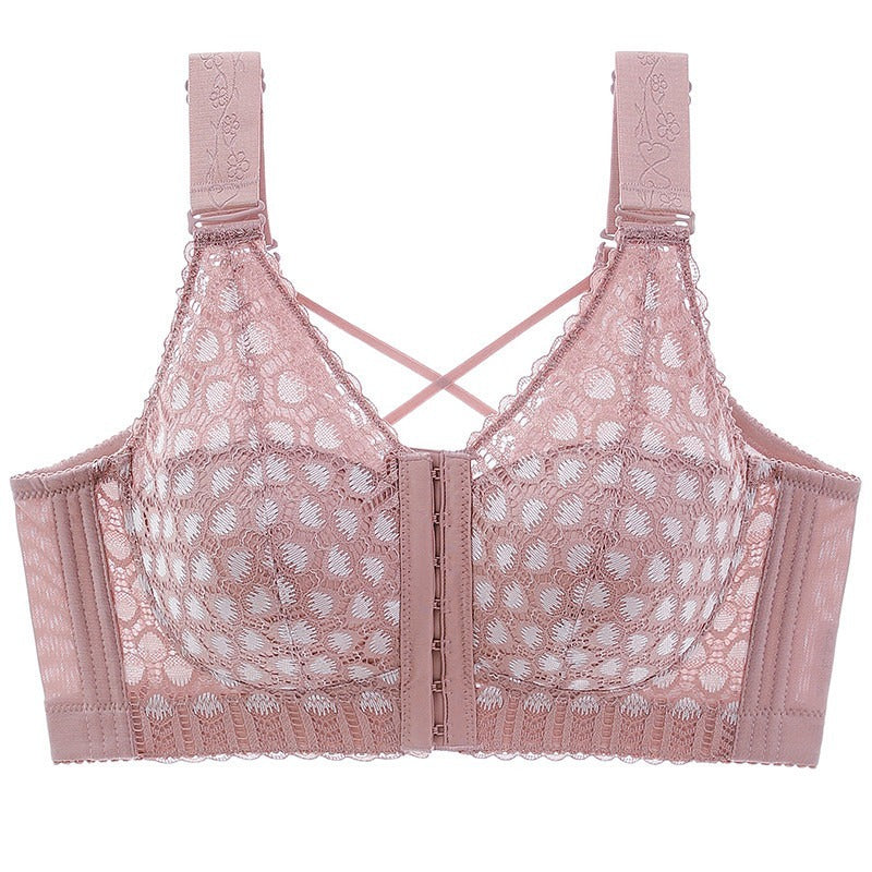 [The upper body is really slim and stylish! ! 】BE cup optional ~ Autumn and winter new honeycomb cup large size underwear, breathable and not sweaty, adjustable double shoulder straps, beautiful and comfortable! 