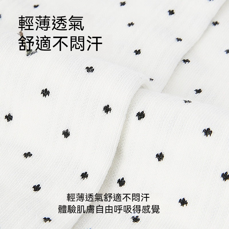 超值組合價【法式波點系列】佯裝/短褲/小西裝都顯瘦百搭~夏季新款仙女風公主襪透氣微壓過膝壓力襪