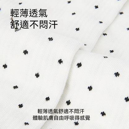 超值組合價【法式波點系列】佯裝/短褲/小西裝都顯瘦百搭~夏季新款仙女風公主襪透氣微壓過膝壓力襪