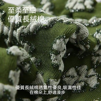【復古格子花卉系列】三雙裝！秋季新款小眾設計感親膚透氣時尚中筒襪