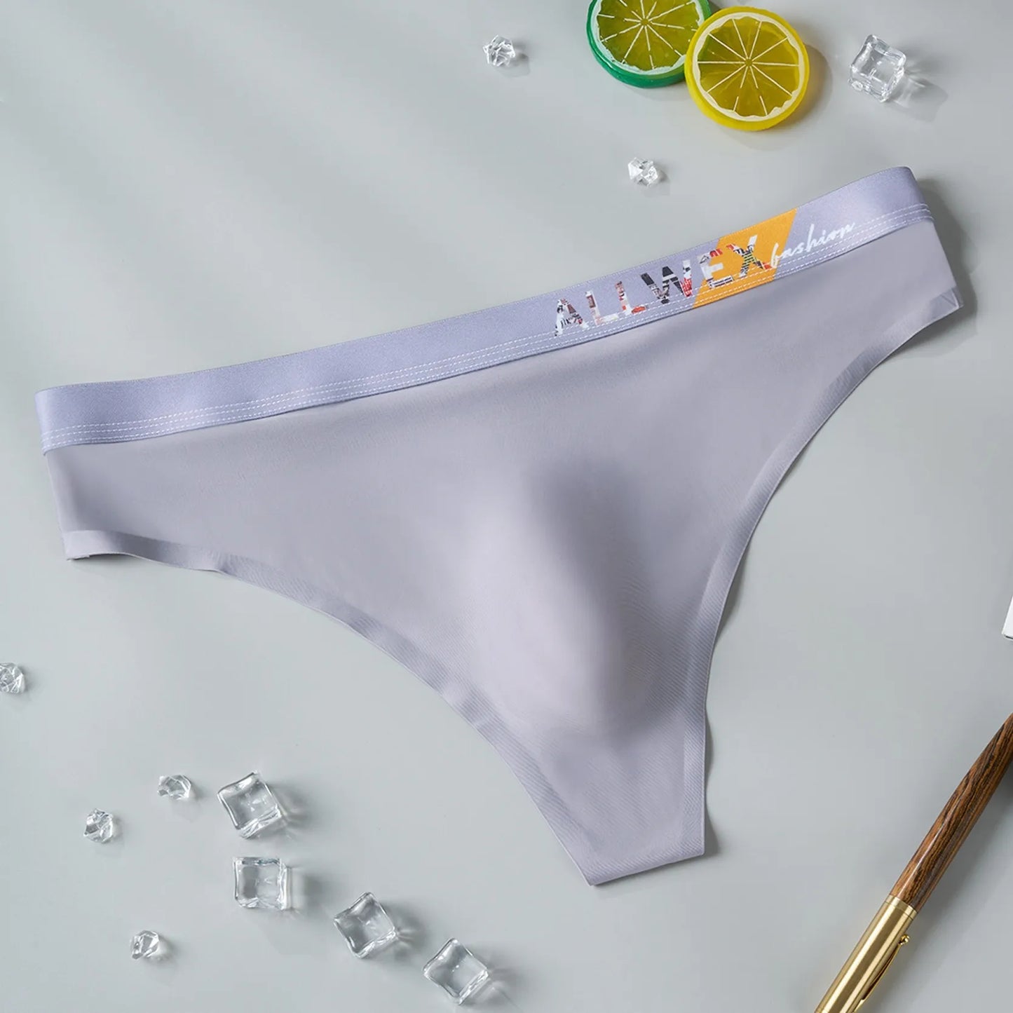 【看得見的品質】透氣速乾！秋季新款涼感冰絲3D衝模男士丁字褲内褲