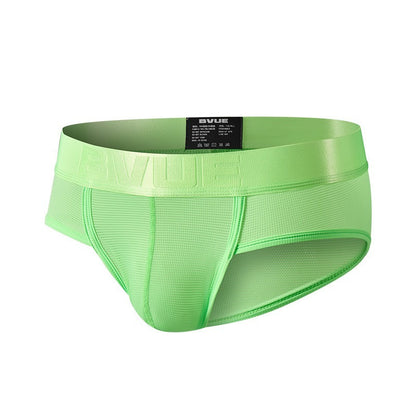 【網紗冰絲系列】更柔軟，更舒適~新款U凸囊袋透氣小三角男士内褲