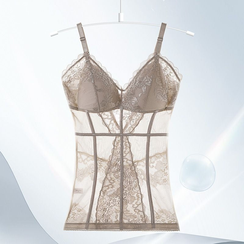 【一體式塑身，法式浪漫】美背高彈無勒感一體式免穿文胸無痕收腹塑身連體衣