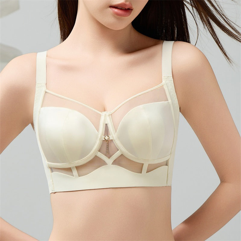 [The upper body is really slim and stylish! ! 】BE cup optional ~ Autumn and winter new honeycomb cup large size underwear, breathable and not sweaty, adjustable double shoulder straps, beautiful and comfortable! 