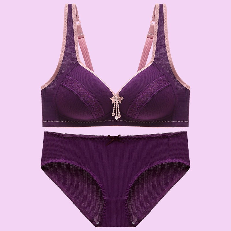 [The upper body is really slim and stylish! ! 】BE cup optional ~ Autumn and winter new honeycomb cup large size underwear, breathable and not sweaty, adjustable double shoulder straps, beautiful and comfortable! 