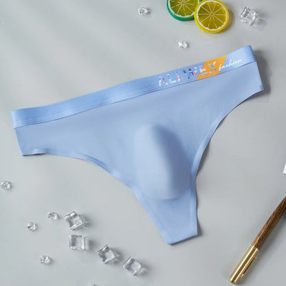 【看得見的品質】透氣速乾！秋季新款涼感冰絲3D衝模男士丁字褲内褲