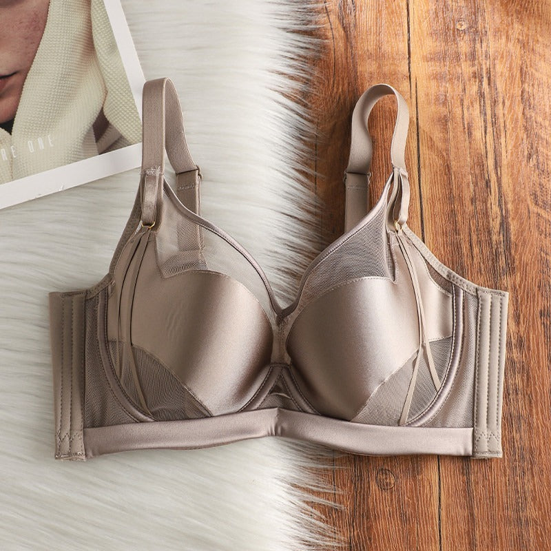 [The upper body is really slim and stylish! ! 】BE cup optional ~ Autumn and winter new honeycomb cup large size underwear, breathable and not sweaty, adjustable double shoulder straps, beautiful and comfortable! 