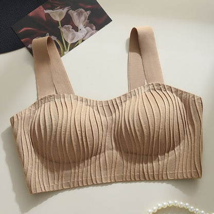 [The upper body is really slim and stylish! ! 】BE cup optional ~ Autumn and winter new honeycomb cup large size underwear, breathable and not sweaty, adjustable double shoulder straps, beautiful and comfortable! 