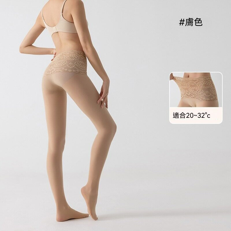 【性感花邊蕾絲】輕薄貼合無褶皺~元寶襠防勾耐穿不掉黨女士高級絲襪