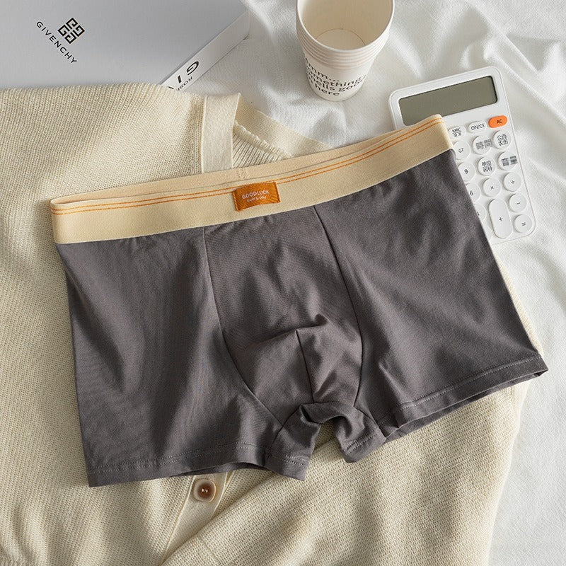 【升級款！不扯蛋】CP值超高！26春夏新款莫蘭迪色系純棉平角男士內褲