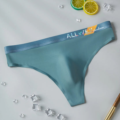 【看得見的品質】透氣速乾！秋季新款涼感冰絲3D衝模男士丁字褲内褲