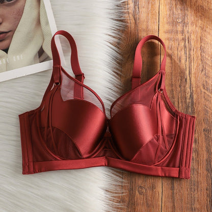[The upper body is really slim and stylish! ! 】BE cup optional ~ Autumn and winter new honeycomb cup large size underwear, breathable and not sweaty, adjustable double shoulder straps, beautiful and comfortable! 