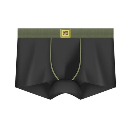 【天然棉才夠軟】不論是商務還是運動都能駕馭！新款森系簡約10A抑菌男士平角内褲