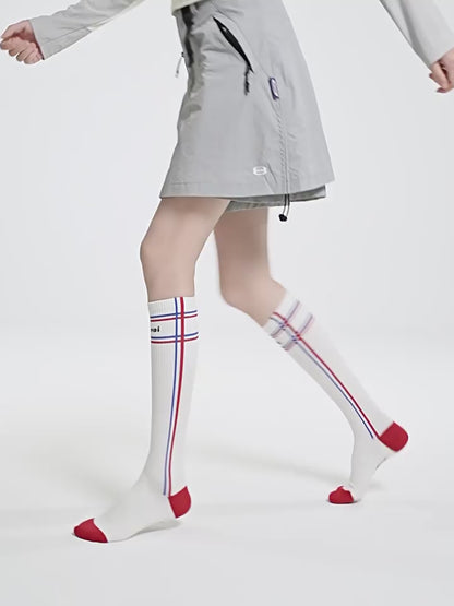 超值組合價【新色上市！微壓運動款】專為運動而生~新款壓力顯瘦細密網眼透氣長筒襪