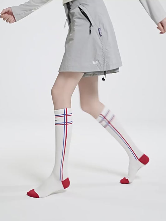 超值組合價【新色上市！微壓運動款】專為運動而生~新款壓力顯瘦細密網眼透氣長筒襪